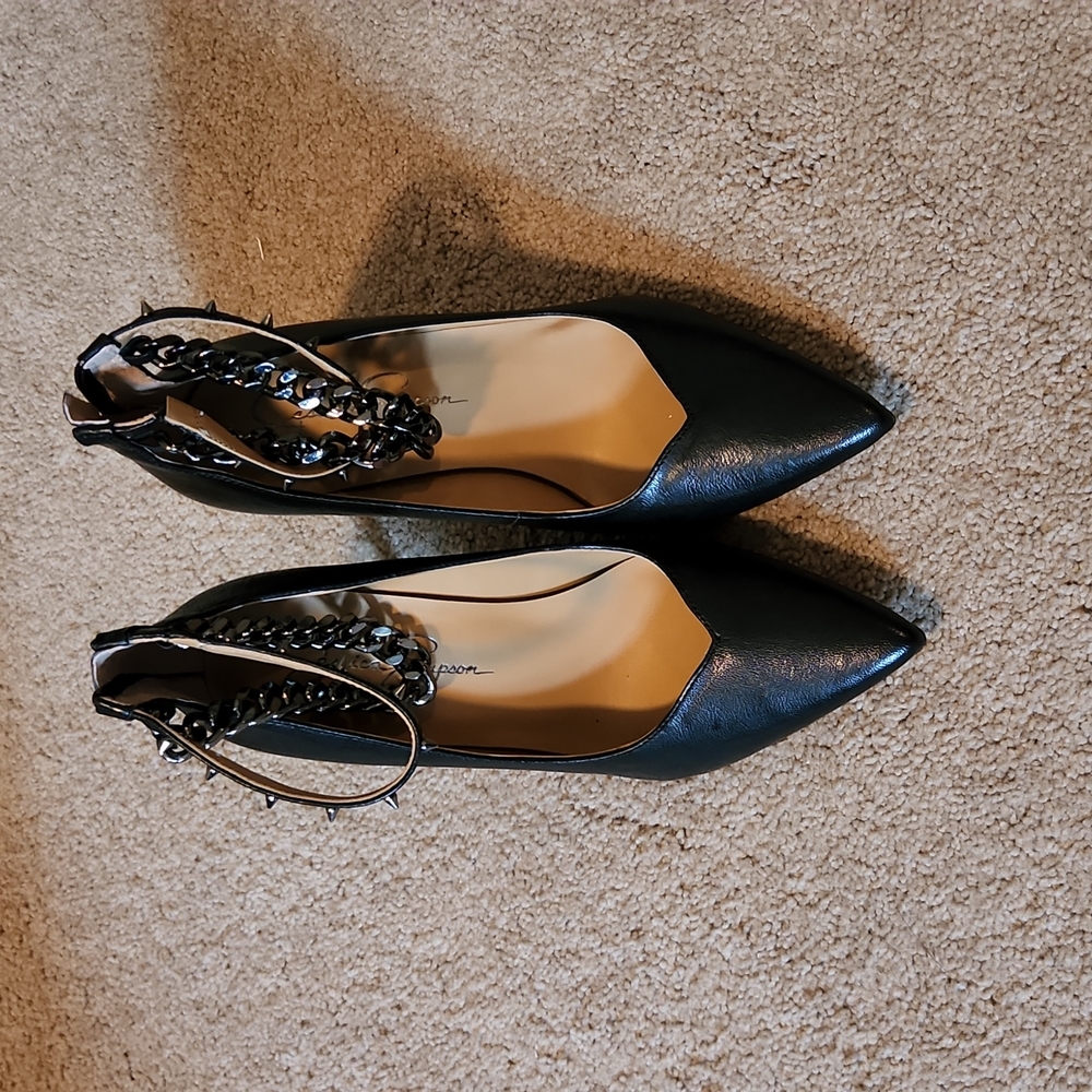 Jessica Simpson Size 8 Black CedarWitnee Heel